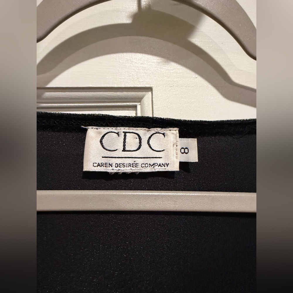 CDC Black Mini Dress - Picture 2 of 4